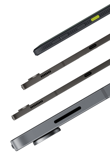 gamme tablettes samsung - vue de profil